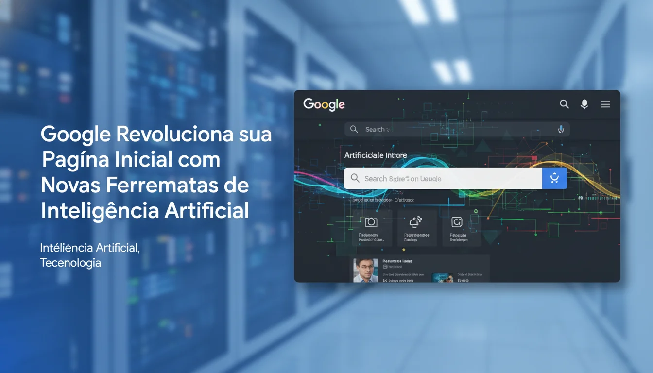 Google Revoluciona sua Pagina Inicial com Novas Ferramentas de Inteligencia Artificial