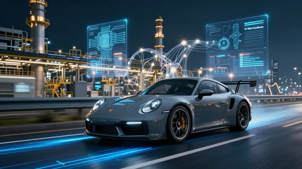 Porsche fecha contrato de R$ 7,7 bilhões com TCS para acelerar IA