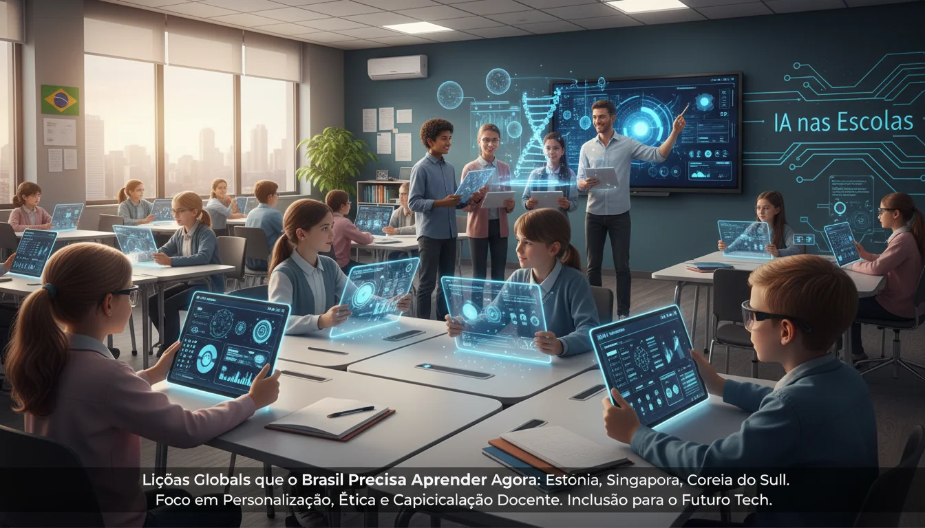 IA nas Escolas: Lições Globais que o Brasil Precisa Aprender Agora
