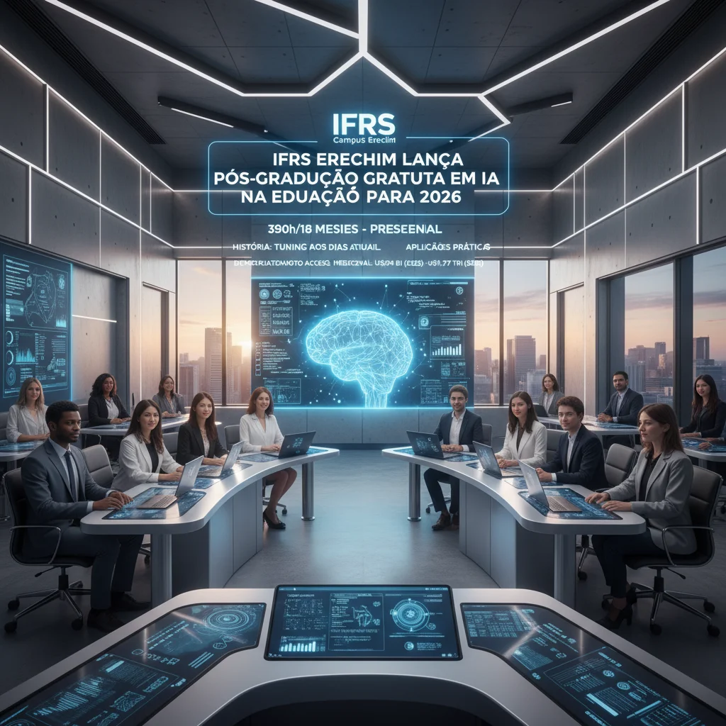 IFRS Erechim Lança Pós-Graduação Gratuita em IA na Educação para 2026: O Futuro do Aprendizado Personalizado