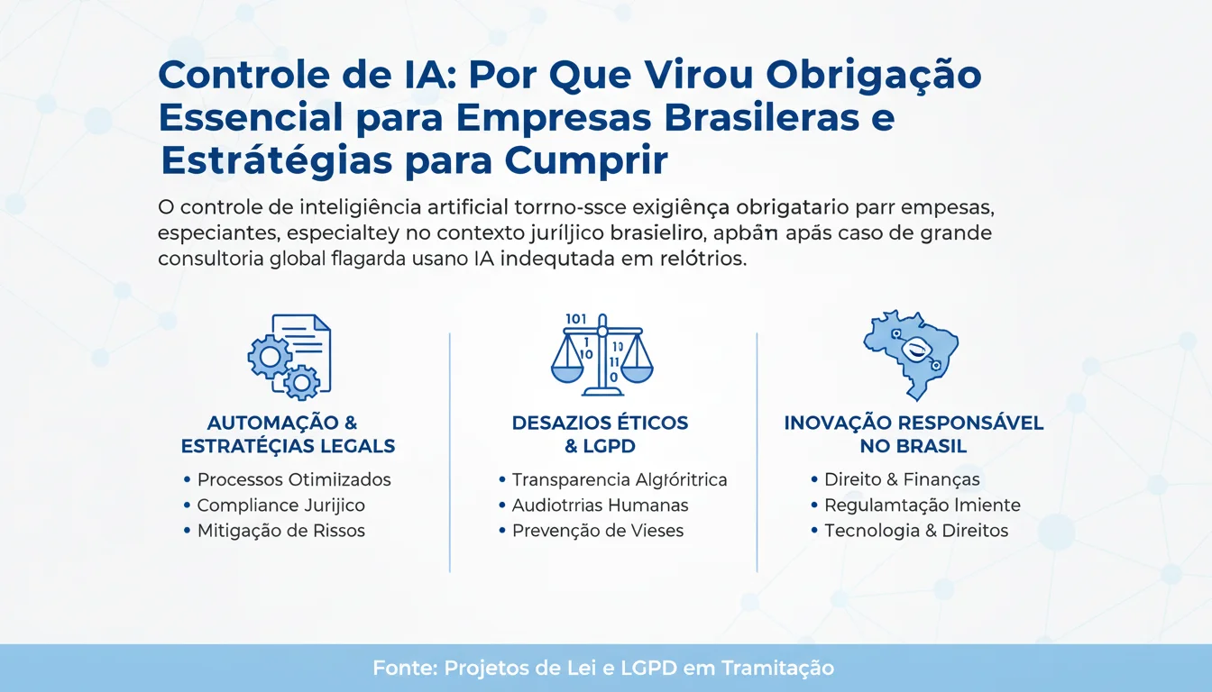 Controle de IA: Por Que Virou Obrigação Essencial para Empresas Brasileiras e Estratégias para Cumprir