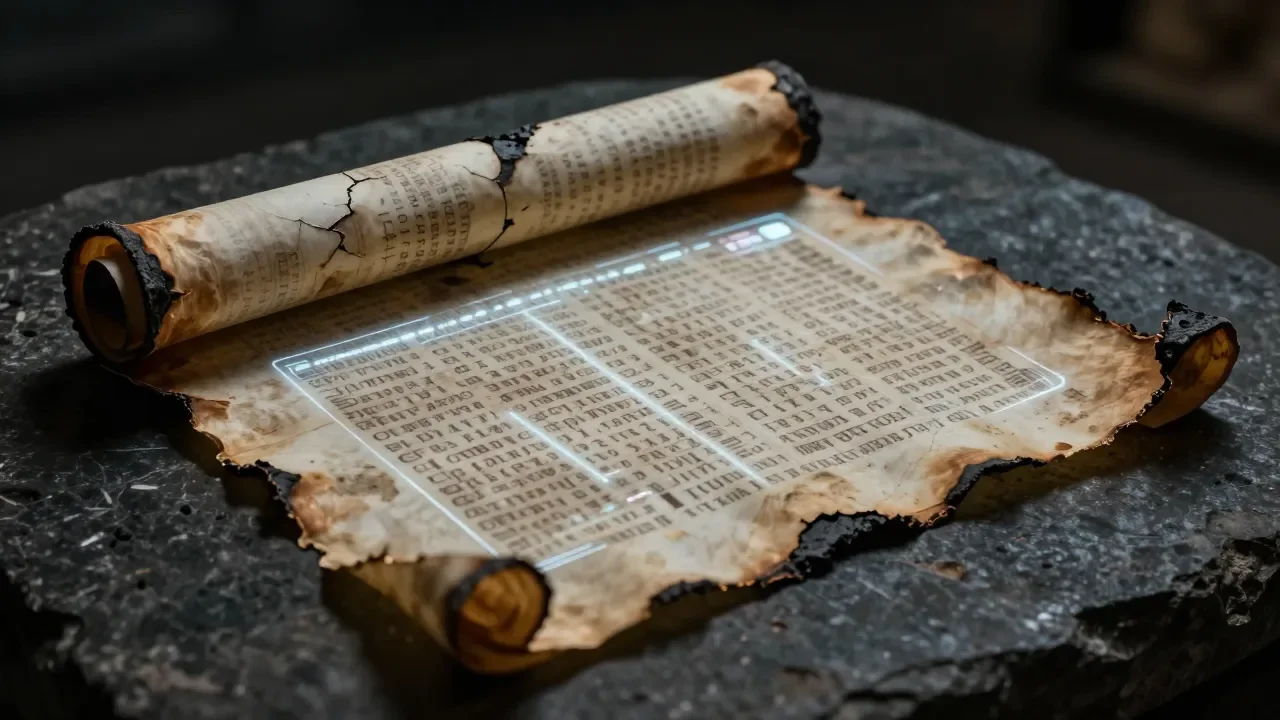 Desvendando o Passado: Inteligência Artificial Reconstrói Pergaminho Romano Carbonizado pelo Vesúvio - Imagem complementar