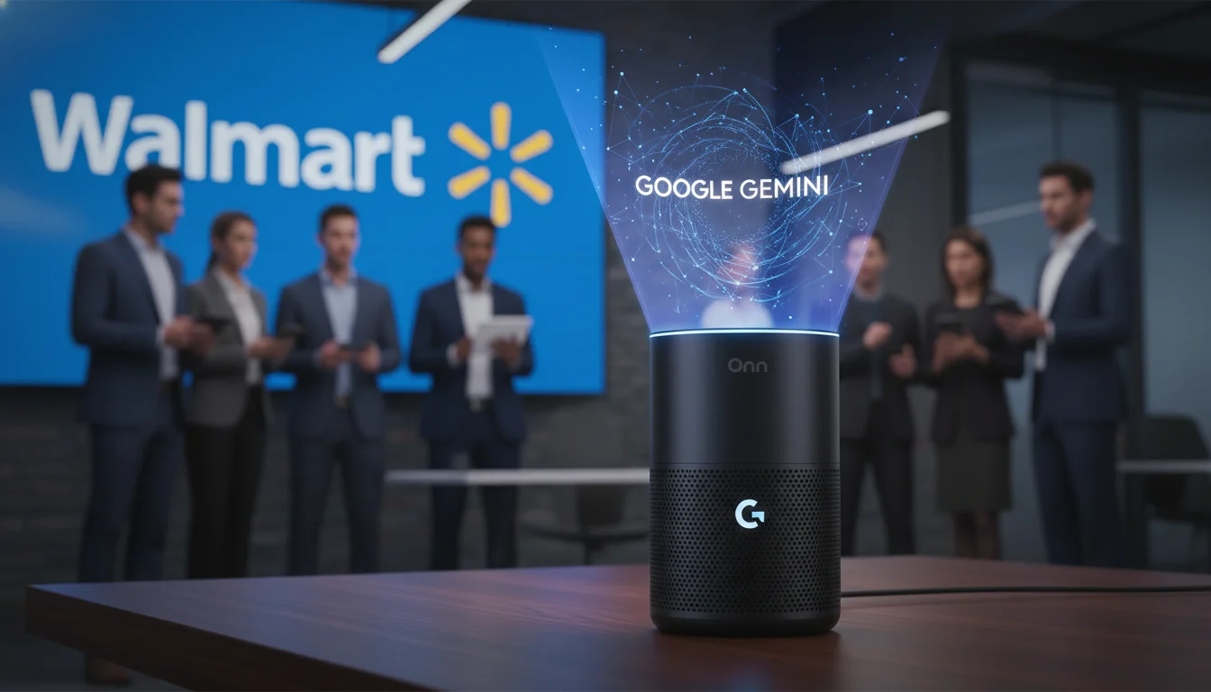 Walmart lança alto-falante inteligente Onn com Google Gemini