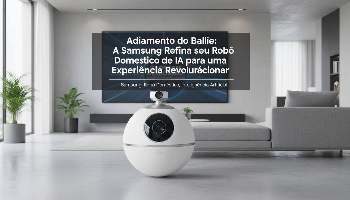 Adiamento do Ballie: A Samsung Refina seu Robô Doméstico de IA para uma Experiência Revolucionária