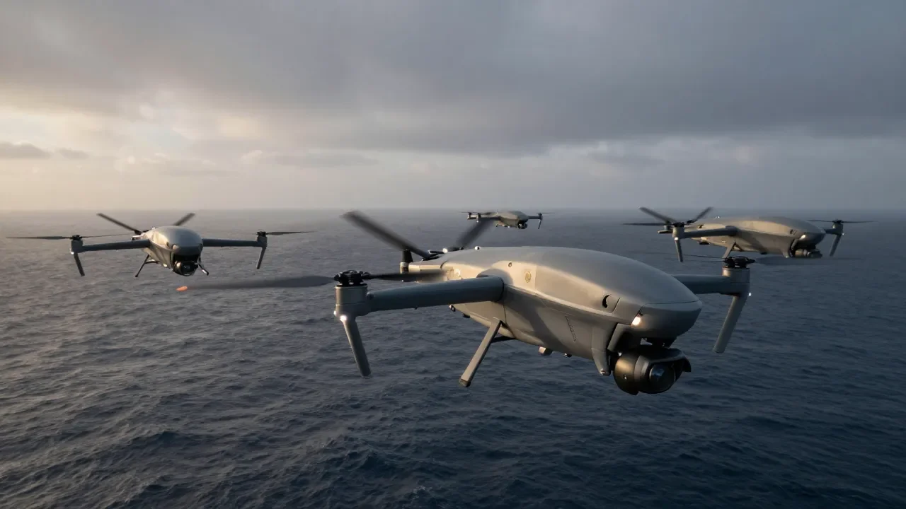 Fortalezas Robóticas Autônomas: China Quer Defender Ilhas no Mar da China Meridional com Enxames de Drones e IA Embutida - Imagem complementar