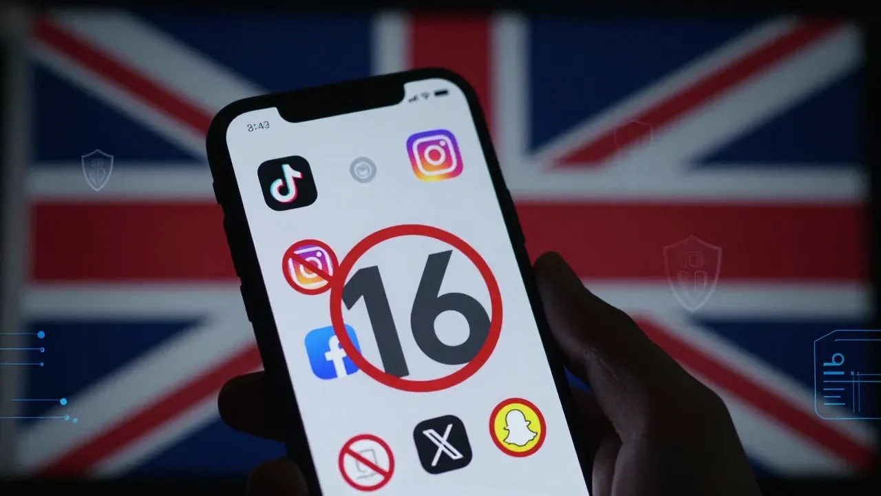 Reino Unido proíbe menores de 16 nas redes sociais e avalia limitar IA - Imagem complementar