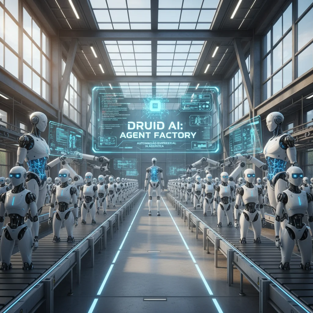 A 'Fábrica de Agentes' da Druid: Onde a IA se Torna a Arquiteta de Seu Próprio Exército Digital