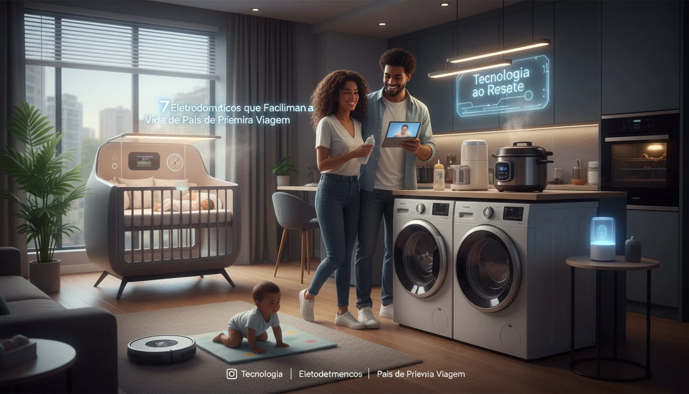 Tecnologia ao Resgate: 7 Eletrodomésticos que Facilitam a Vida de Pais de Primeira Viagem