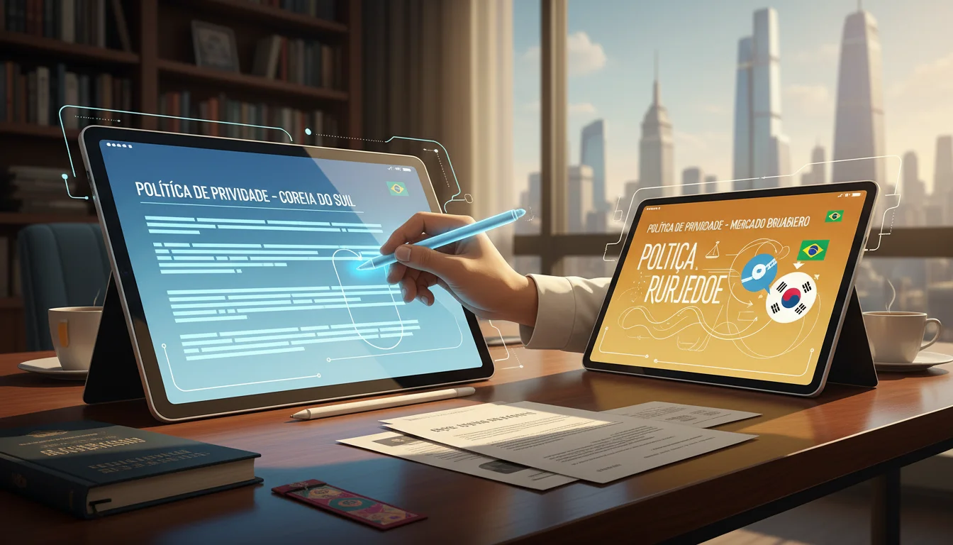 Reescrevendo a Política de Privacidade da Coreia para o Mercado Brasileiro