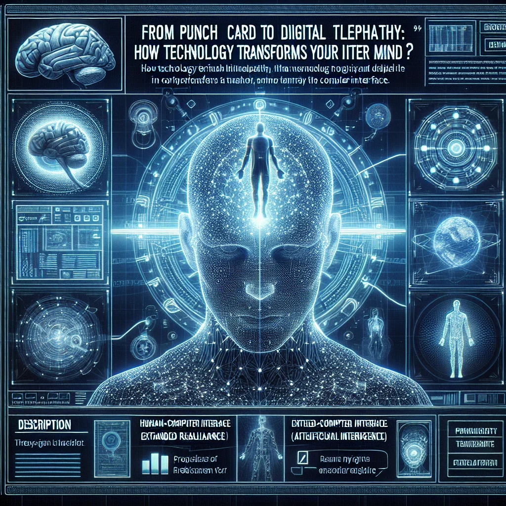 ## Do Cartão Perfurado à Telepatia Digital: Como a Tecnologia Transforma Nossa Mente em Interface de Computador
