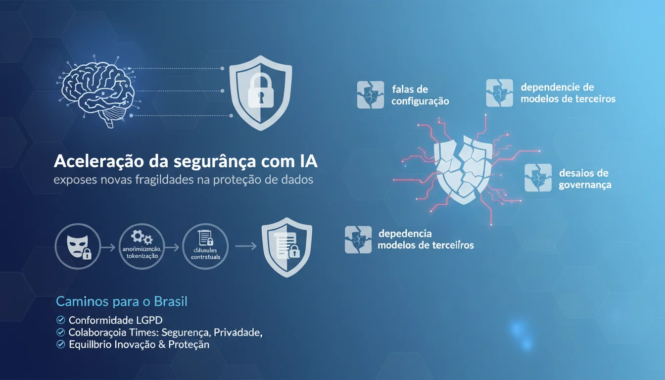 Aceleração da segurança com IA expõe novas fragilidades na proteção de dados: riscos, práticas e caminhos para o Brasil