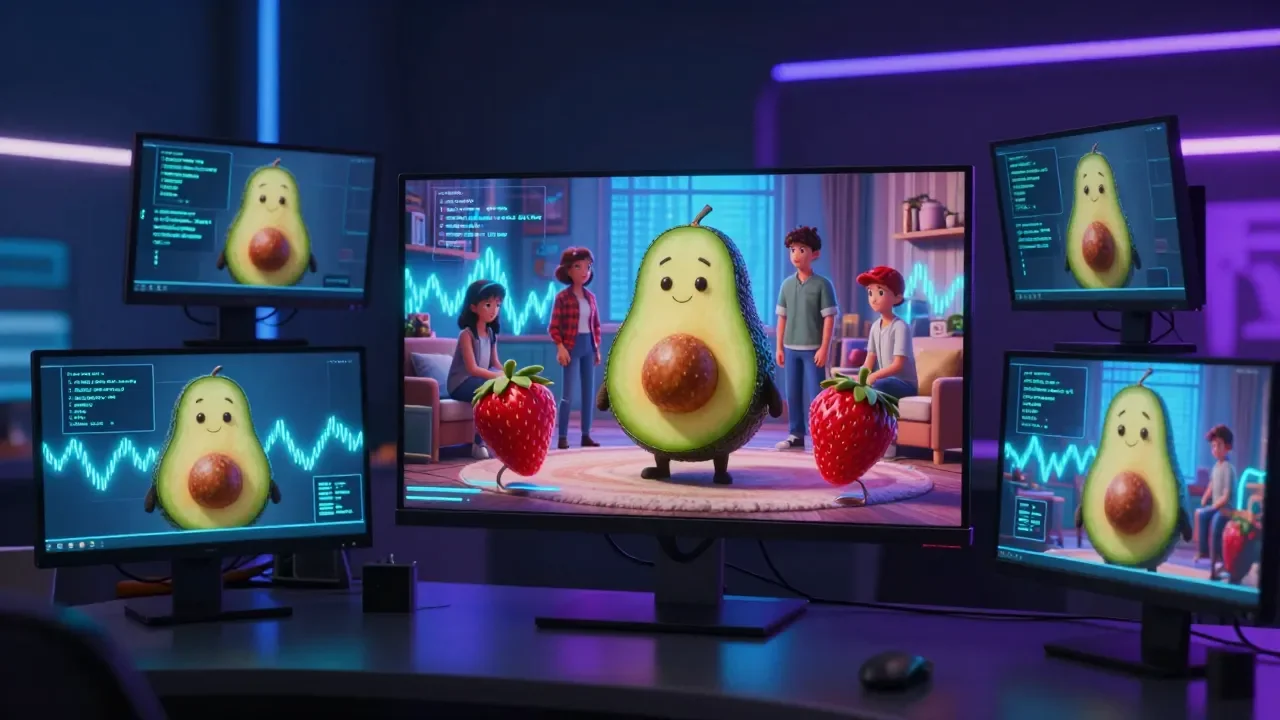 A ascensão e os riscos éticos das novelas de frutas geradas por IA