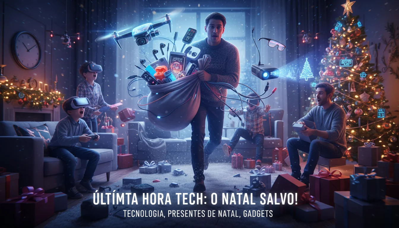 Presentes Tecnológicos de Última Hora para Salvar o Natal