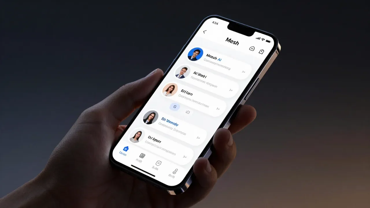 Mesh Chega ao Android: O Poder da Inteligência Artificial para Gerenciar Seus Contatos