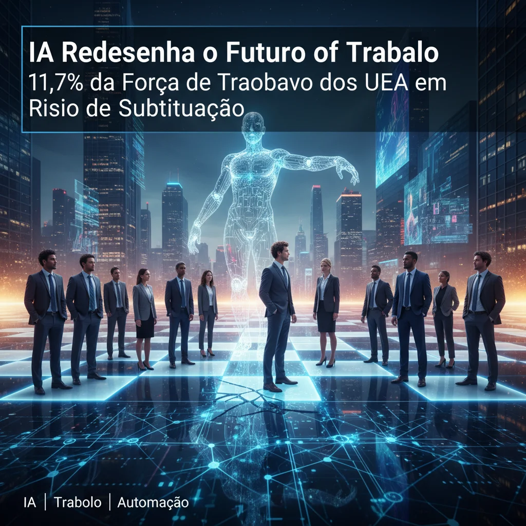 IA Redesenha o Futuro do Trabalho: 11,7% da Força de Trabalho dos EUA em Risco de Substituição