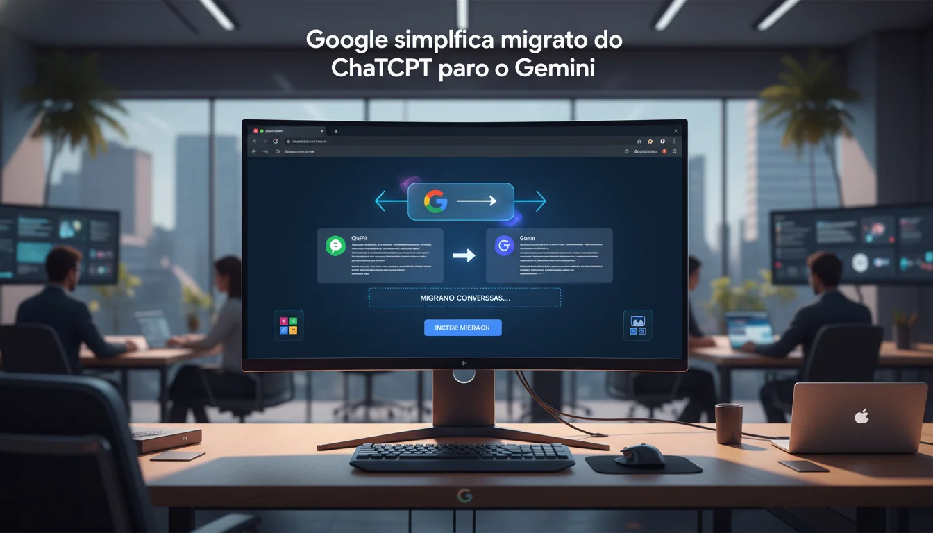 Google lança ferramenta para simplificar migração do ChatGPT para o Gemini