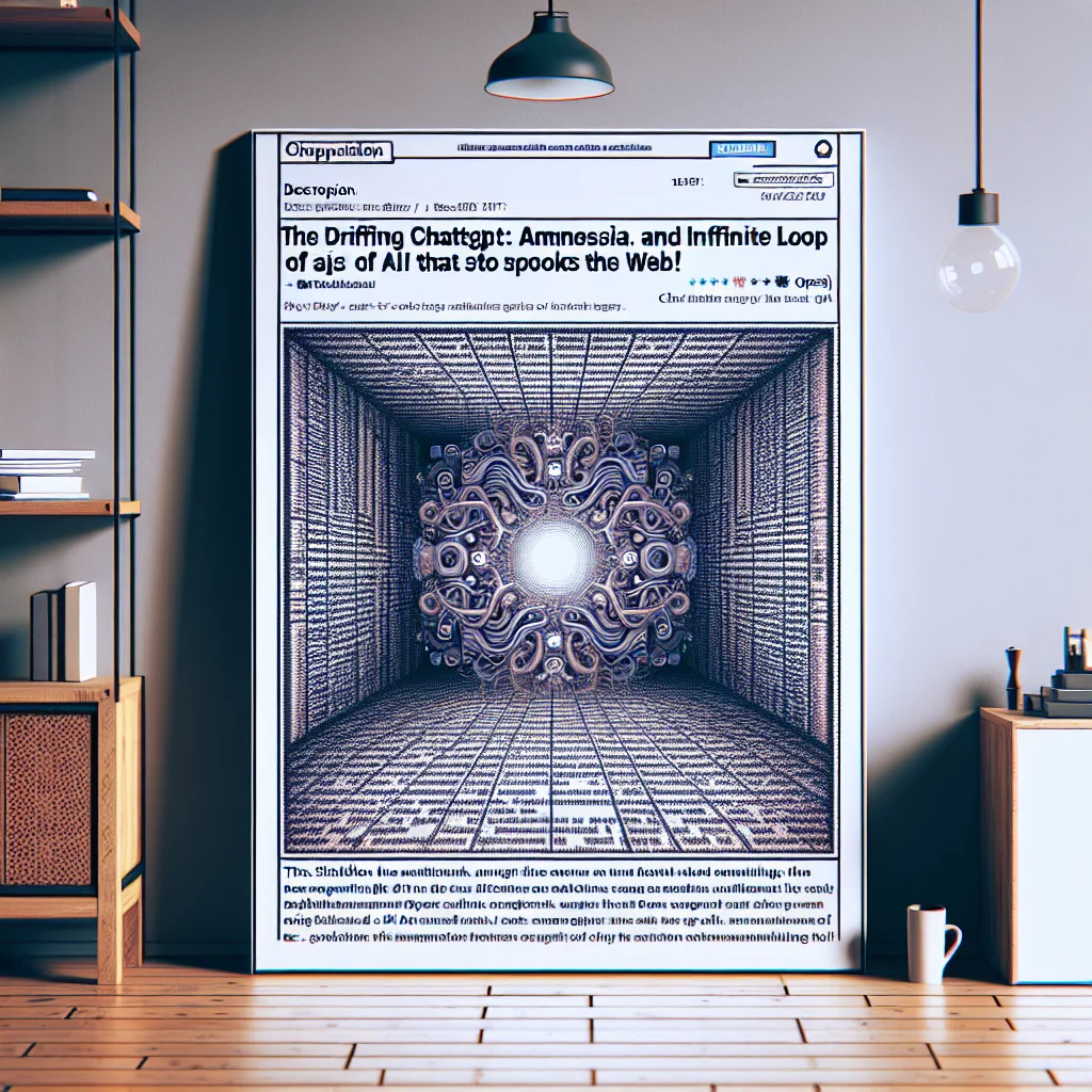 ChatGPT à Deriva: A Amnésia e os Loops Infinitos da IA que Assustam a Web!
