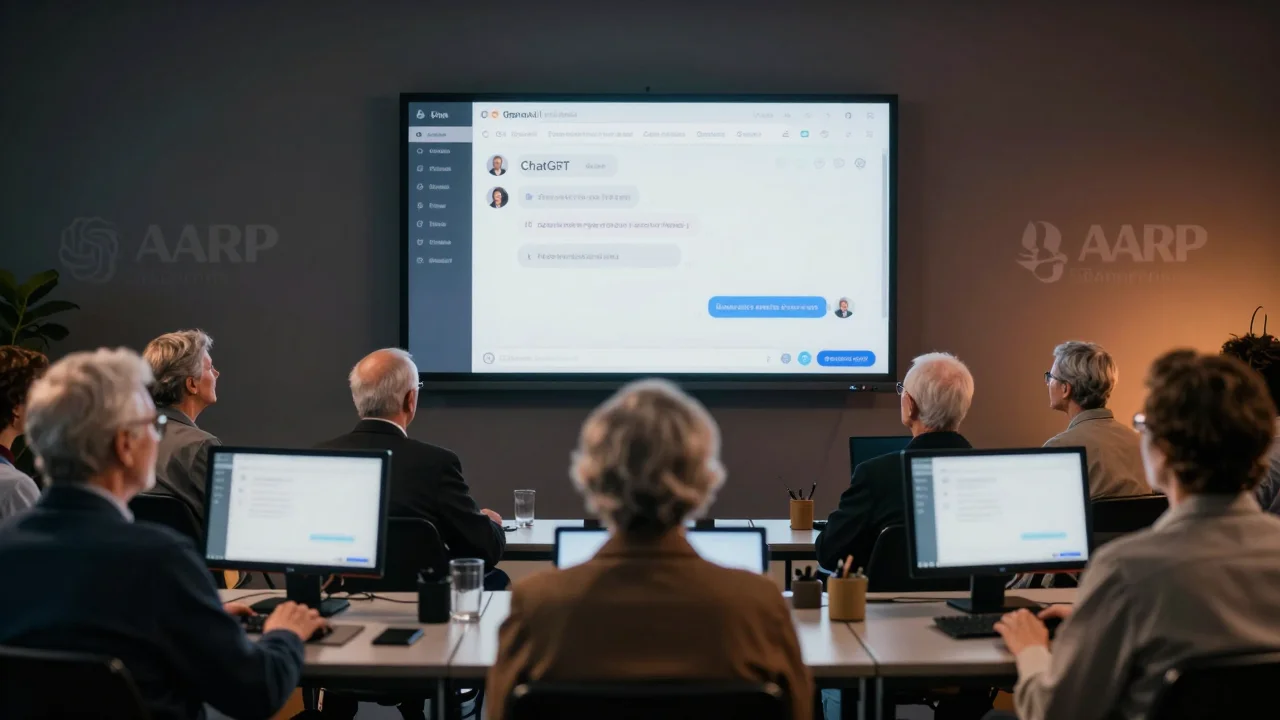 Terceira idade conectada: mil idosos aprendem a usar o ChatGPT gratuitamente em oficinas da OpenAI e AARP nos EUA