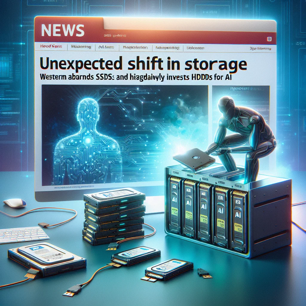 ## Reviravolta no Armazenamento: Western Digital Abandona SSDs e Aposta Alto em HDDs para IA
