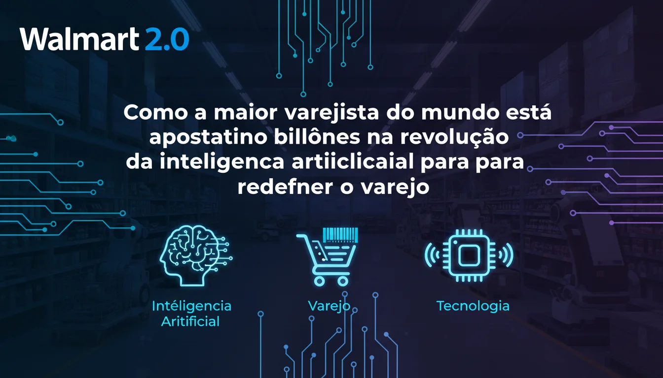 Walmart 2.0: Como a maior varejista do mundo está apostando bilhões na revolução da inteligência artificial para redefinir o varejo