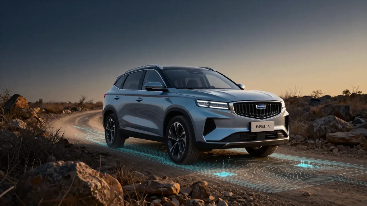 Geely apresenta tecnologia off-road com IA para o Galaxy Cruiser 700