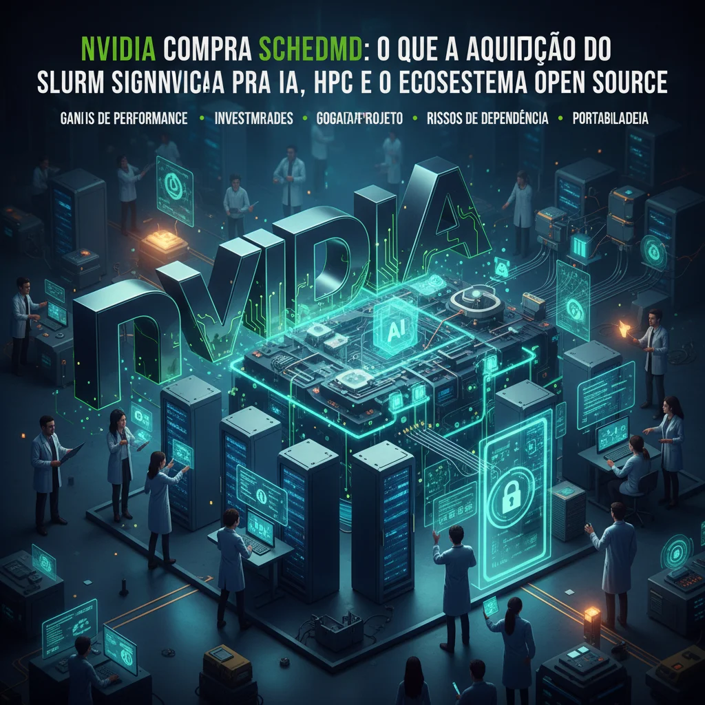 Nvidia compra SchedMD: o que a aquisição do Slurm significa para IA, HPC e o ecossistema open source