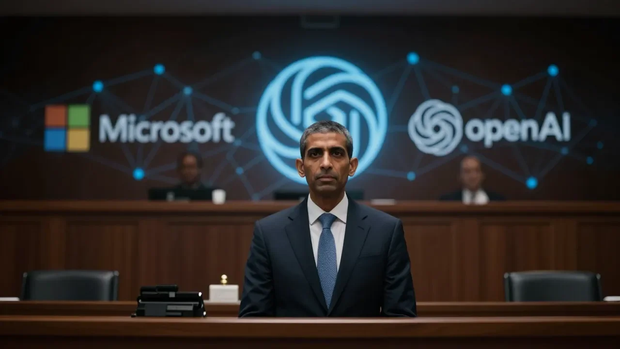 Nadella relata em juízo que não foi avisado sobre demissão de Altman - Imagem complementar