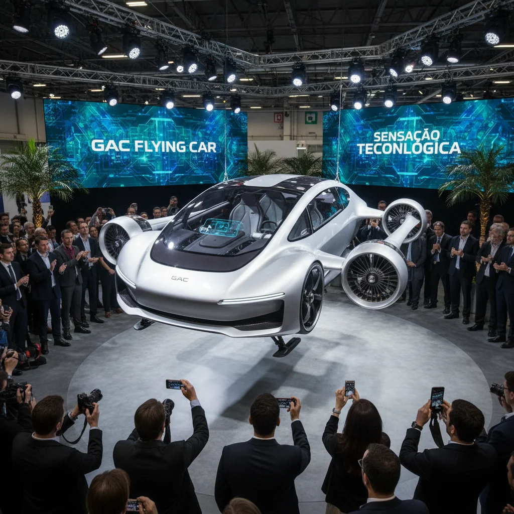 Carro Voador da GAC Desponta como Sensação Tecnológica no Salão do Automóvel de São Paulo
