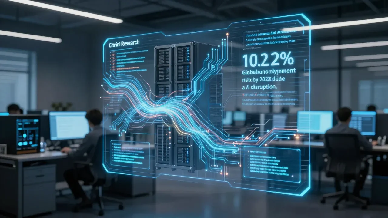 Relatório Citrini Research Alerta: IA Pode Causar Recessão Global e Desemprego de 10,2% até 2028