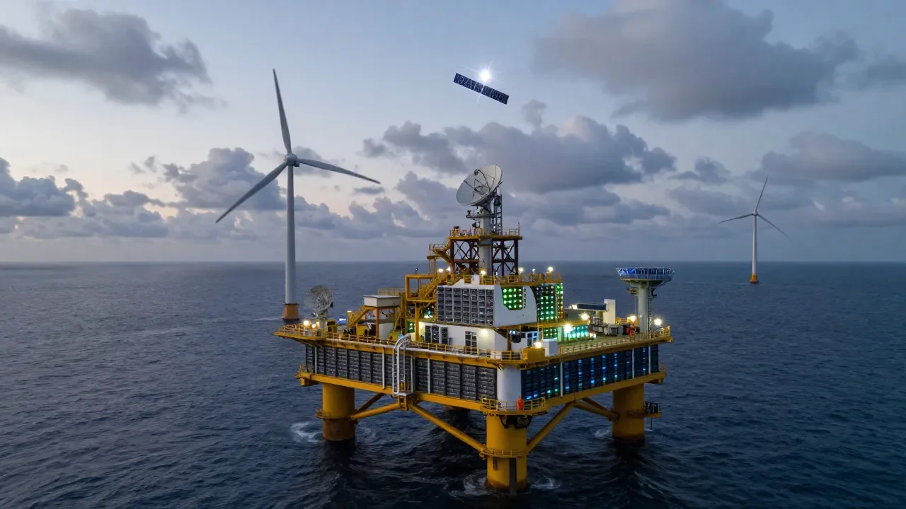Plataformas oceânicas buscam suprir demanda energética da IA via Starlink - Imagem complementar