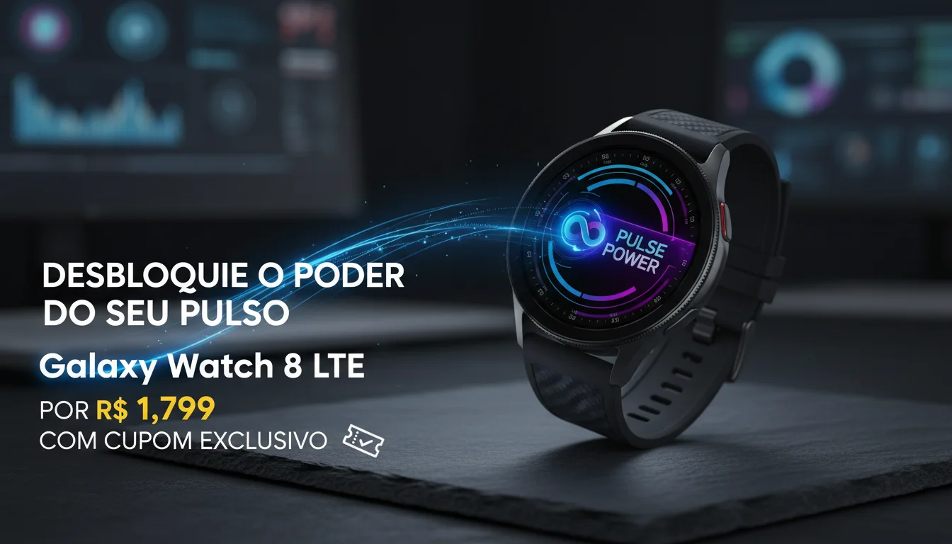 Desbloqueie o Poder do Seu Pulso: Galaxy Watch 8 LTE por R$ 1.799 com Cupom Exclusivo