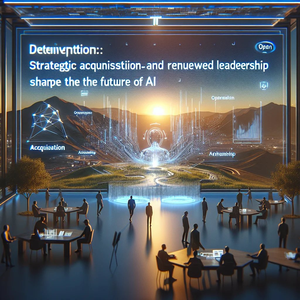 OpenAI Reinventa-se: Aquisição Estratégica e Liderança Renovada Moldam o Futuro da IA!
