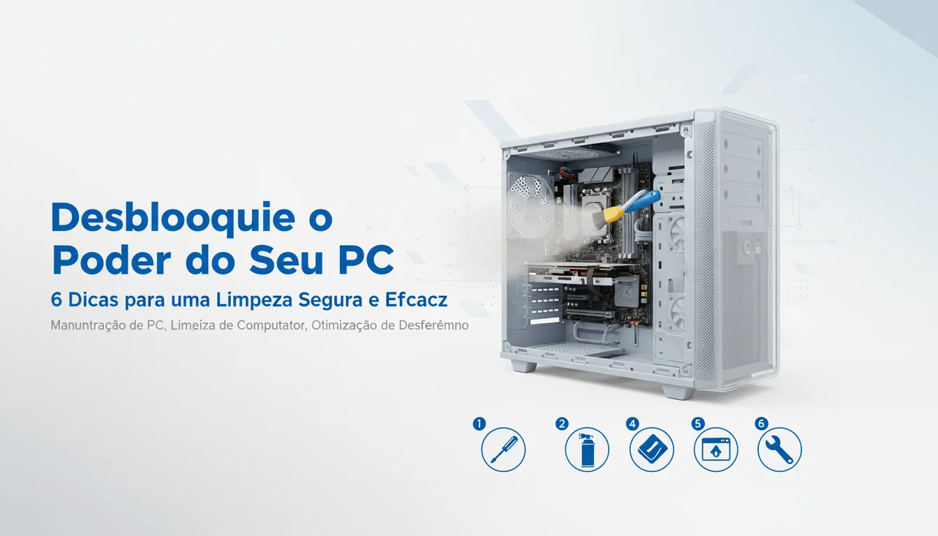 Desbloqueie o Poder do Seu PC: 6 Dicas para uma Limpeza Segura e Eficaz