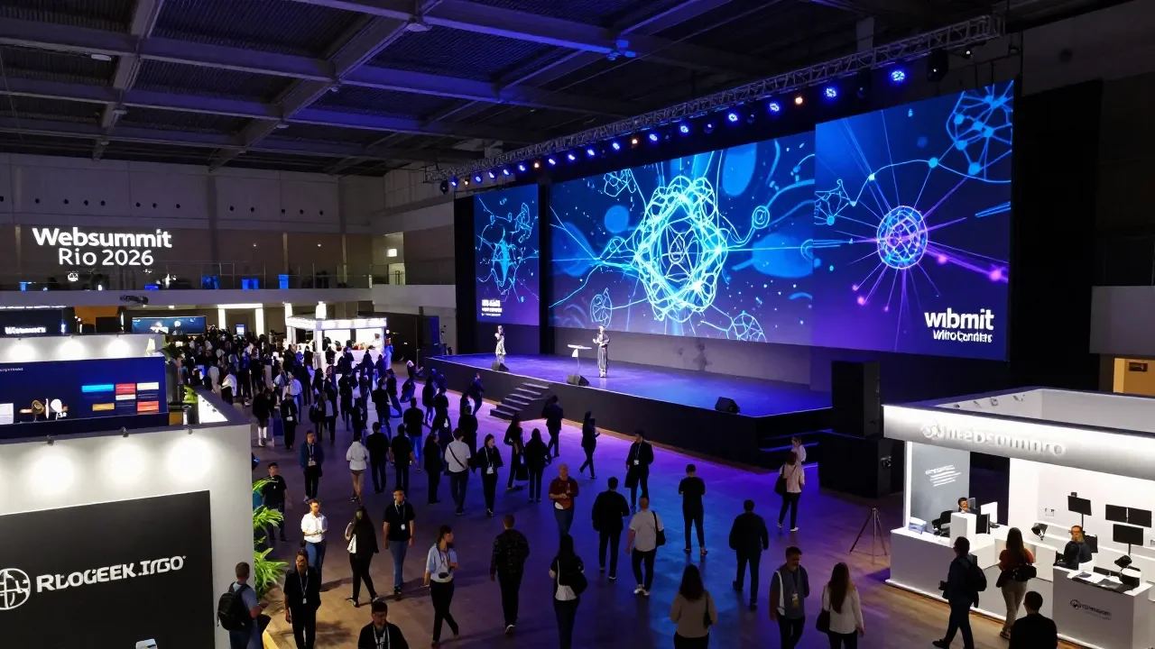 Web Summit Rio 2026 deve reunir mais de 34 mil pessoas com foco em IA