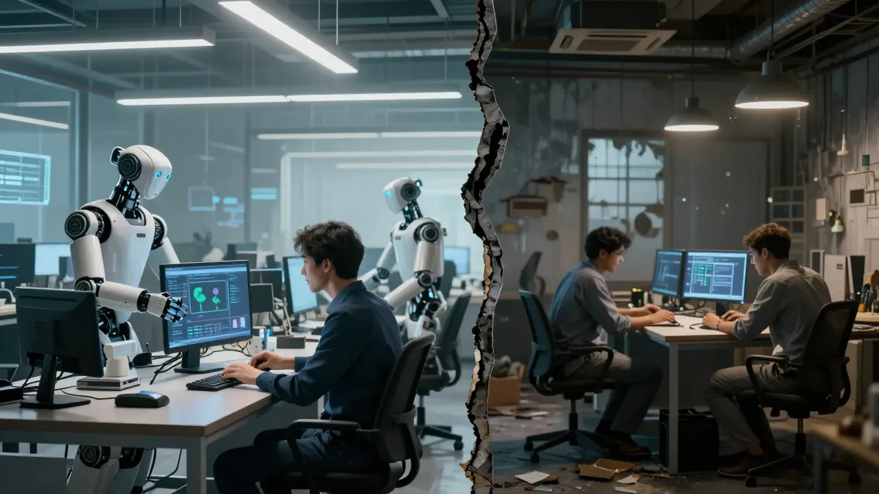 Dois Futuros do Trabalho no Brasil até 2030: O Impacto da IA e a Preparação Essencial