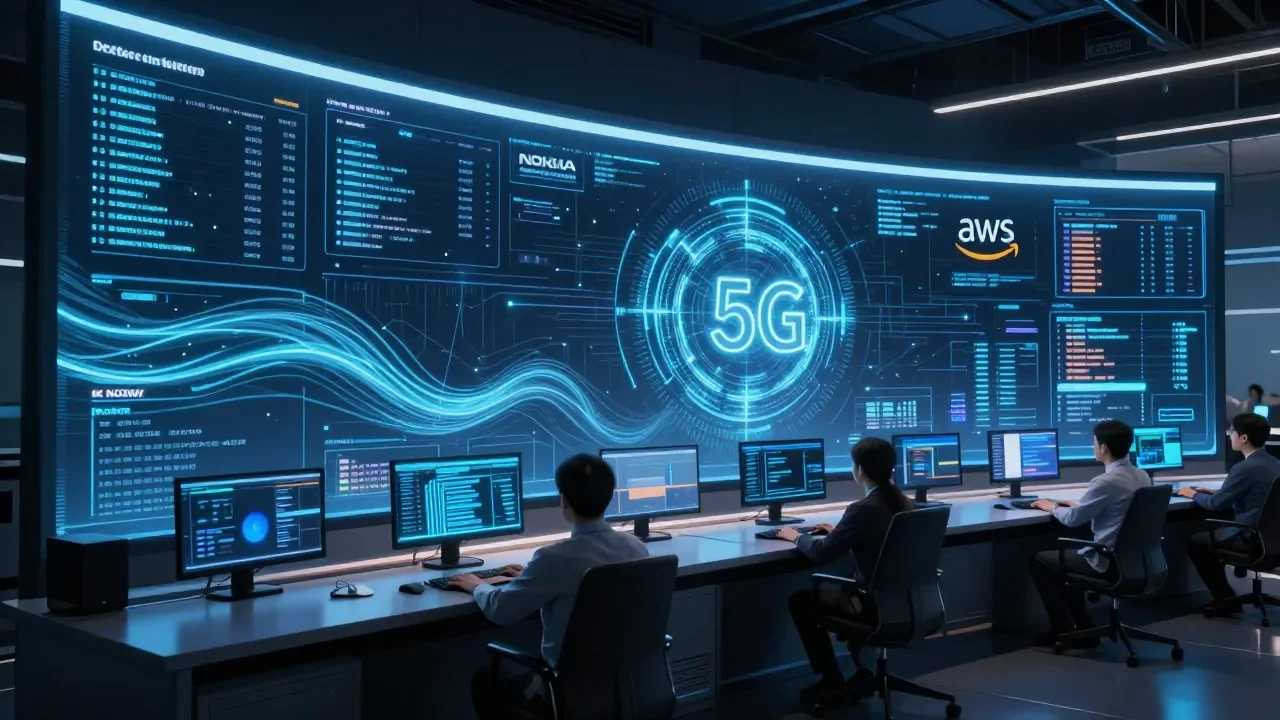 Revolução em Tempo Real: Nokia e AWS Testam Automação com IA para Redes 5G