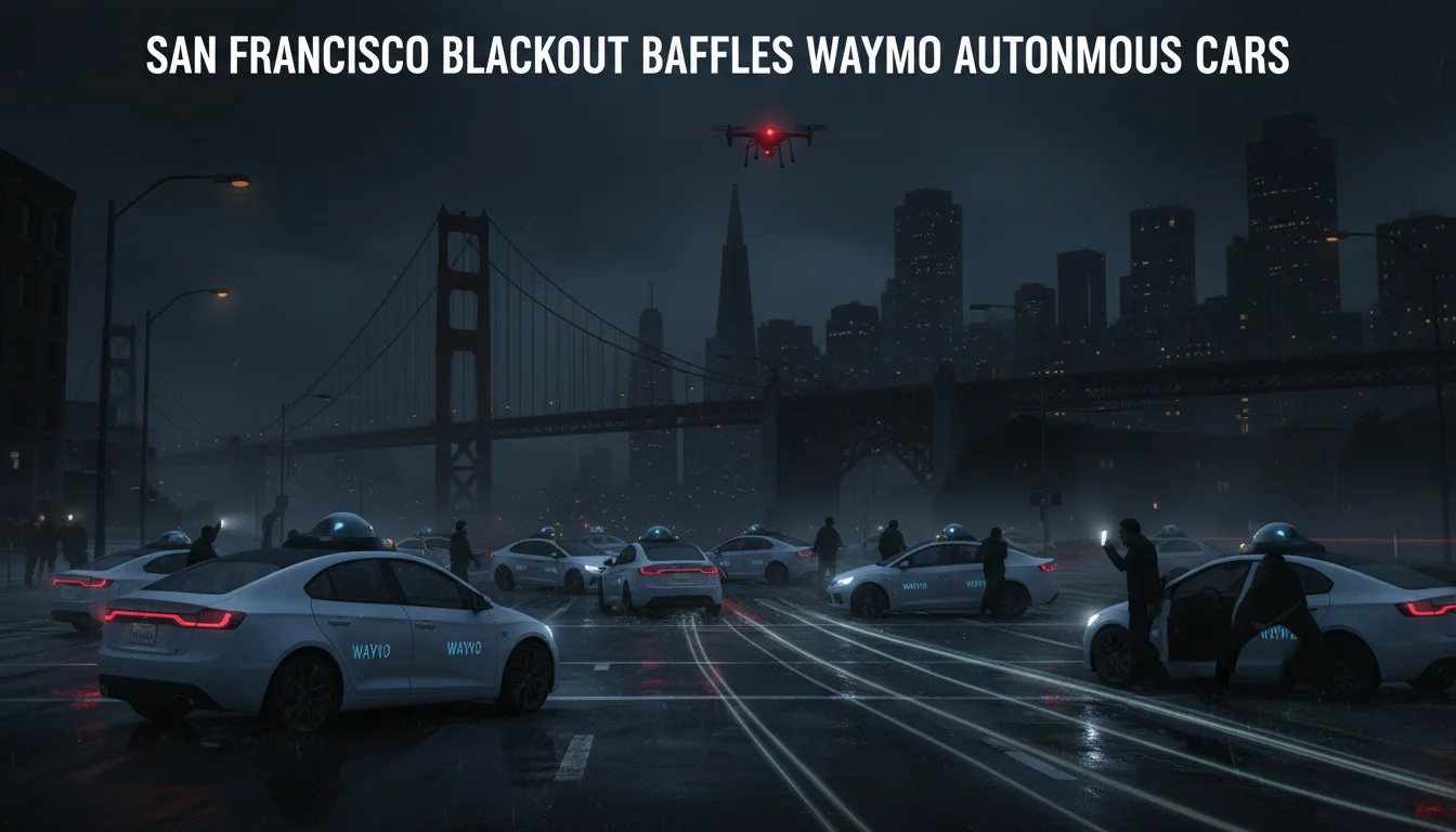 Apagão em San Francisco Desafia a Inteligência dos Carros Autônomos da Waymo
