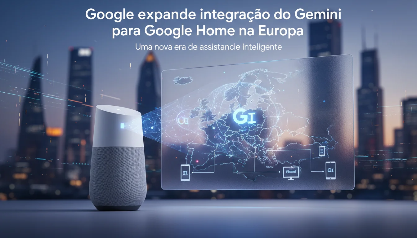 Google expande integração do Gemini para Google Home na Europa