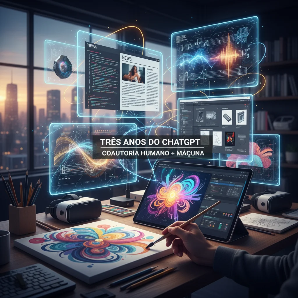 Três anos do ChatGPT: como a IA generativa está redefinindo o mercado criativo