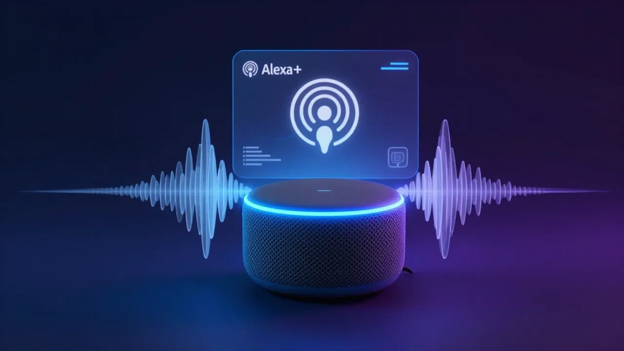 Alexa+ da Amazon agora gera podcasts completos por IA
