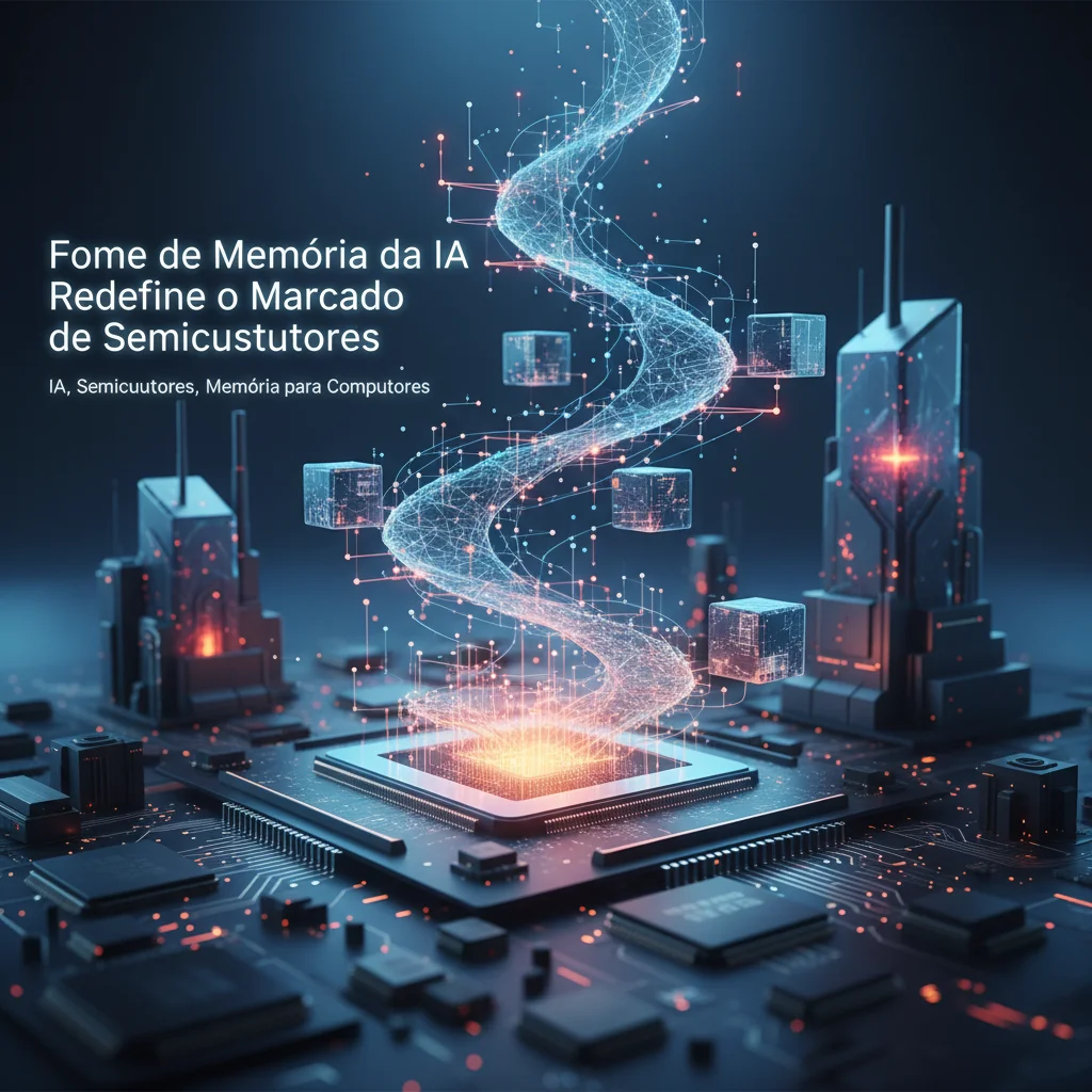 Fome de Memoria da IA Redefine o Mercado de Semicondutores