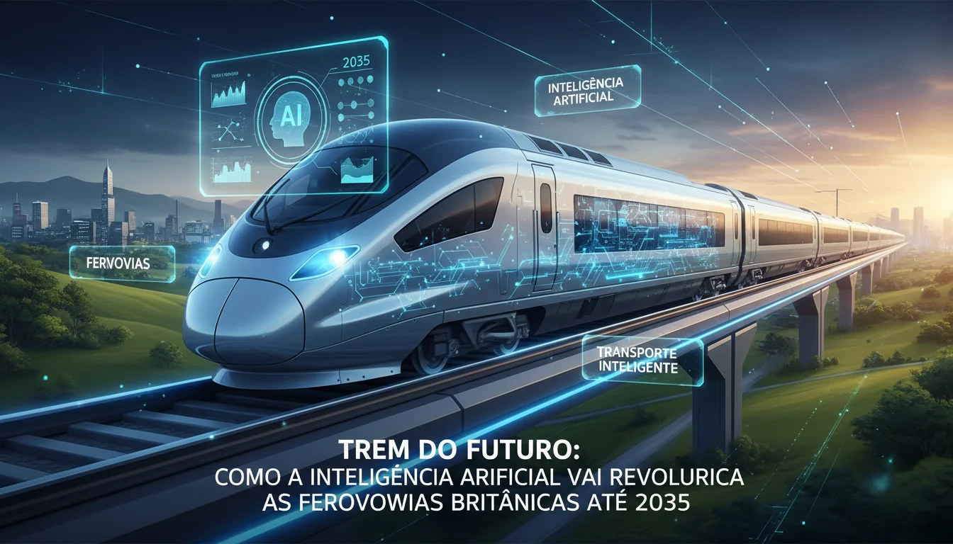 Trem do Futuro: Como a Inteligência Artificial Vai Revolucionar as Ferrovias Britânicas até 2035
