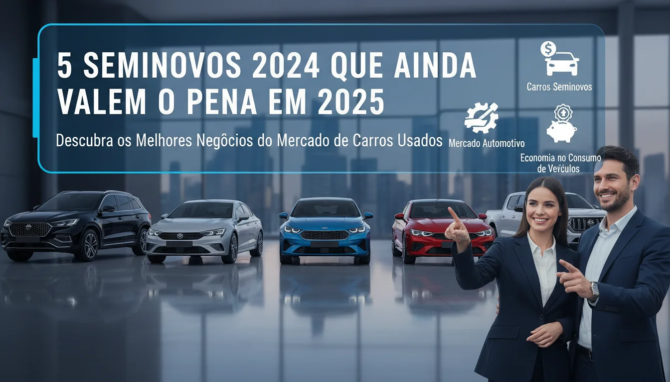 5 Seminovos 2024 que Ainda Valem a Pena em 2025: Descubra os Melhores Negócios do Mercado de Carros Usados