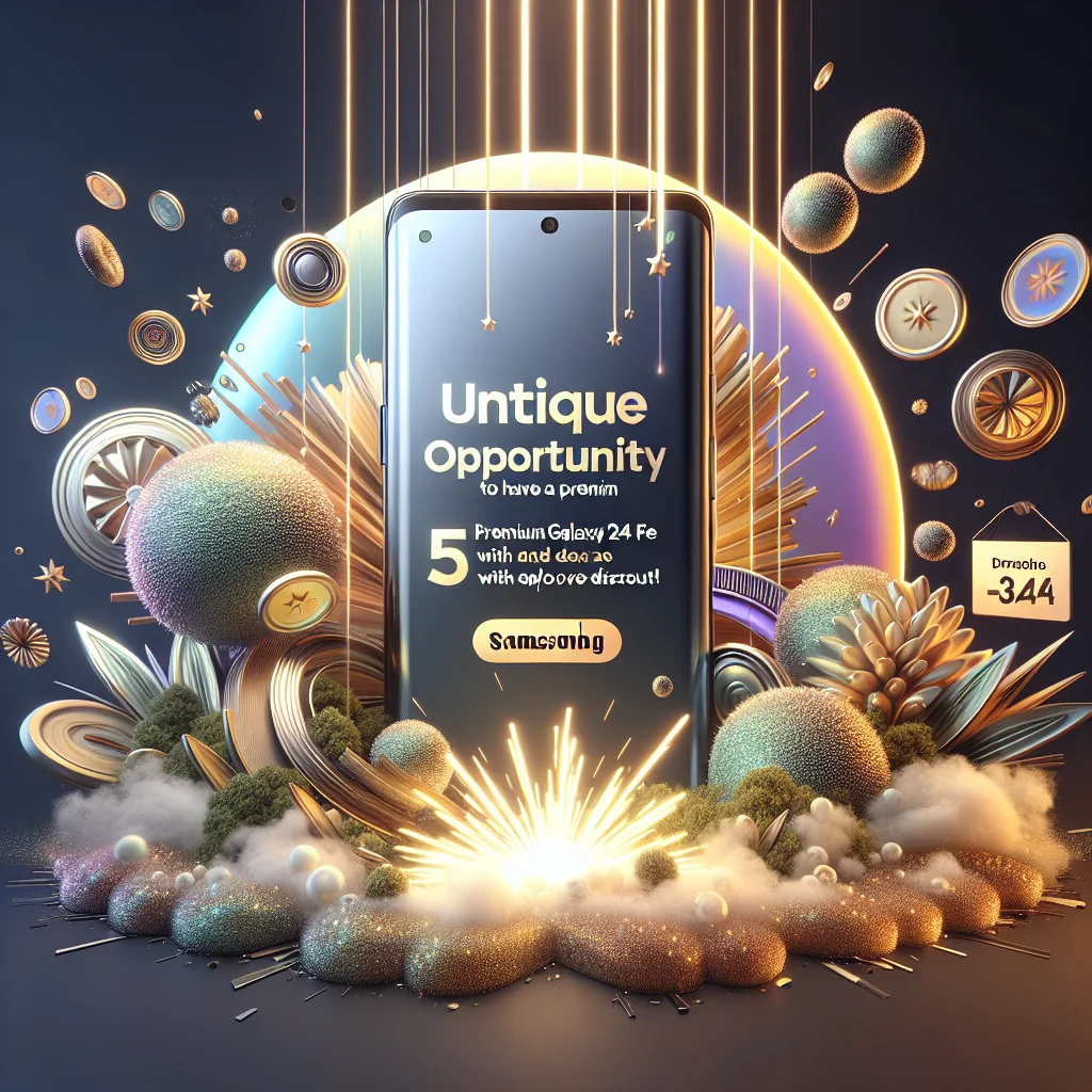 ## Galaxy S24 FE: Oportunidade Única de Ter um Premium com Desconto Explosivo!
