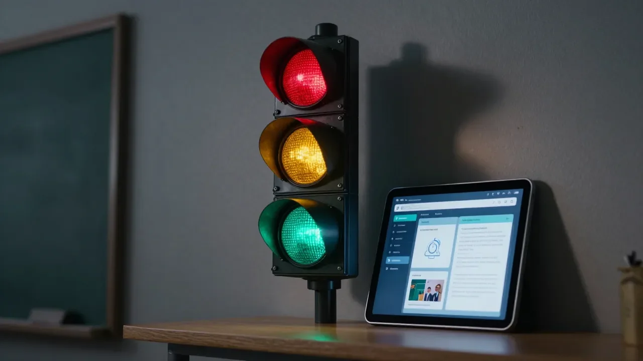Verde, amarelo ou vermelho: escola americana usa semáforo para definir quando a inteligência artificial pode entrar em cena nas aulas - Imagem complementar