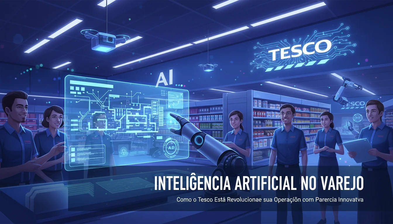 Inteligência Artificial no Varejo: Como o Tesco Está Revolucionando sua Operação com Parceria Inovadora