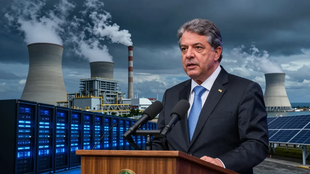 Silveira defende gás para data centers e prevê decisão sobre Angra 3