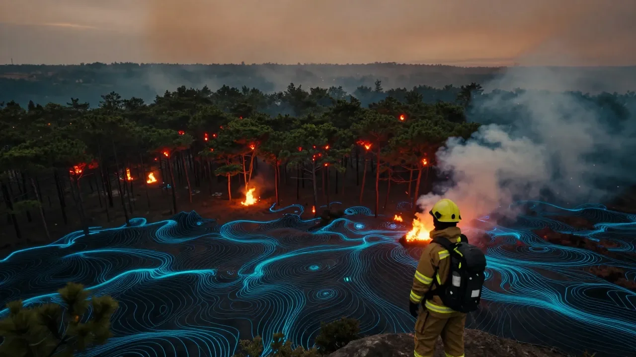 Plataforma portuguesa usa IA para apoiar decisões no combate a incêndios - Imagem complementar